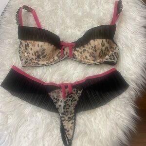 Rampage bra and panty set
